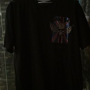 Men’s Rawyalty crystal studded T-shirt sz xl